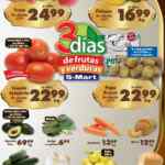 Ofertas S-Mart 3 días de frutas y verduras del 21 al 23 de mayo
