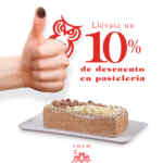Promoción Elecciones Sanborns: 10% de descuento en pastelería