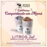 Promoción Santa Clara Día de las Madres: 2x1 en litros de helado este fin de semana