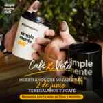 Promoción Café x Voto Simplementedeli: Café de cortesía si muestras que votaste