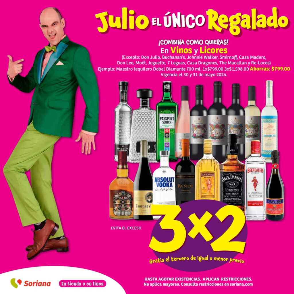 Folleto Fin De Semana Julio Regalado Del 30 De Mayo Al 2 De Junio 2024 folleto-fin-de-semana-julio-regalado-del-30-de-mayo-al-2-de-junio-2024