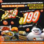 Promo Sumo Buffet Tlatelolco: todo lo que puedas comer por solo $199 por inauguración