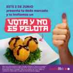 En Sushi Itto llévate bocadillos “Vota y no es pelota" este domingo si muestras tu dedo marcado