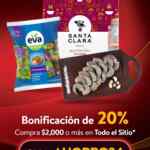 Cupón Walmart Express Hot Sale 2024 de 20% de bonificación en supermercado