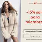 Promo H&M de 15% de descuento en tienda en línea y 20% de bonificación en tarjetas de regalo