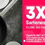 En Almacenes Ánfora 3x2 en cristalería, sartenes y más