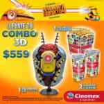 Combos Cinemex Minions Mi Villano Favorito 4: Precios y qué incluyen