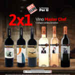 2x1 en vinos Master Chef participantes en City Club