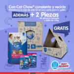 Promoción Kit Cat Chow con casita para gato GRATIS
