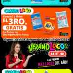 Folleto HEB Verano Loco: 2x1 en Cuadernos, Ropa Interior y Pijamas y más ofertas