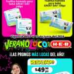 Folleto HEB Verano Loco 2024: Productos GRATIS y más al 13 de junio