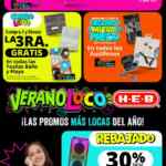 Folleto HEB Verano Loco 2024: Productos GRATIS y más al 13 de junio