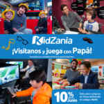 Cupón KidZania Día del Padre de 10% de descuento en entradas durante junio
