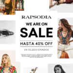 Rebajas Rapsodia: Hasta 40% de descuento