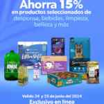 En Sam's Club 15% de descuento en productos seleccionados de despensa, bebidas, limpieza y más