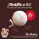 Timbits Day en Tim Hortons: Timbits a $1 el 1 de julio