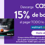 Promo Walmart en línea Aniversario 2024: hasta 20% de bonificación con Cashi