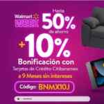 En Walmart Week hasta 50% de descuento + meses sin intereses + cupones de descuento