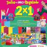 Folleto Julio Regalado 2024: 2x1 en papelería y más