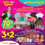 Folleto Soriana fin de semana Julio Regalado: 2do al 70% de descuento en ropa y más