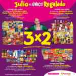 Folleto Julio Regalado Soriana Super: 4x2 en cosméticos, 3x2 en abarrotes seleccionados y más hasta hoy