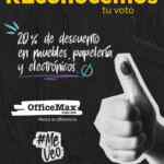 Promo Office Max elecciones 2024: 20% de descuento en departamentos seleccionados