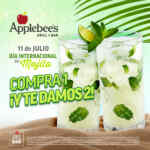 2x1 en mojitos en Appleblees por el día del mojito hoy 11 de julio