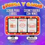 Promo Bellísima Casino Beauty: cosmetiquera o exfoliante de labios de regalo