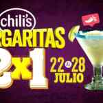 2x1 en Margaritas en restaurantes Chili's esta semana (sucursales participantes)