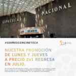2x1 en entradas a funciones de la Cineteca Nacional los lunes y jueves de julio