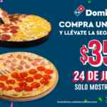 Promoción Domino's 35 Años: Segunda pizza a $35 sólo hoy