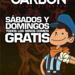 En Don Carbón los niños comen GRATIS los sábados y domingos