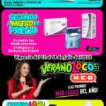Folleto HEB Verano Loco: 12-pack de cerveza GRATIS comprando $249 en botanas participantes y más