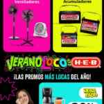 Folleto HEB Verano Loco: 3x2 en galletas, café, helado y más