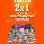 Temporada Naranja 2024: 2x1 en todo el departamento de papelería