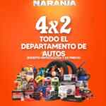 Temporada Naranja 2024: 4x2 en todo el departamento de autos