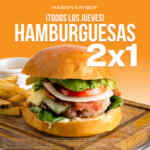 2x1 en hamburguesas los jueves en Maison Kayser