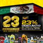 Promoción Meguiars 23 Aniversario: 23% de descuento en tienda en línea durante julio