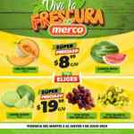 Ofertas Merco frutas y verduras del 2 al 4 de julio