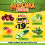Ofertas Merco frutas y verduras del 23 al 25 de julio 2024