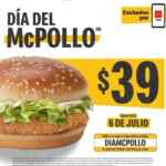 Happy Day McDonald's Día del McPollo: Llévate un McPollo por $39 este 6 de julio