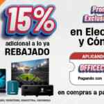 Cupón Office Depot de 15% de descuento adicional en electrónica y cómputo con Paypal