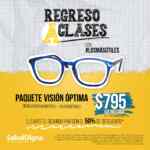 En Salud Digna Paquete de Visión Óptima a $795 y segundo par de lentes a mitad de precio
