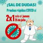 En Farmacias Similares 2x1 en pruebas Covid hoy jueves
