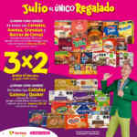 Folleto Julio Regalado 2024 en Soriana Súper: 3x2 en detergentes, jabones, cereales y más abarrotes