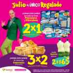Folleto Soriana Julio Regalado Fin de Semana: 2x1 en productos Pescanova y Riberalves y más