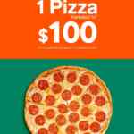 Pizza a sólo $100 los domingos en 7-Eleven