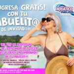 En Aquatico Inbursa ingresa GRATIS con tu abuelito o abuelita esta semana