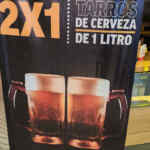 2x1 en tarros de cerveza de 1 L en restaurantes Applebees