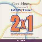 2x1 en artículos escolares seleccionados en tiendas Casa Ideas